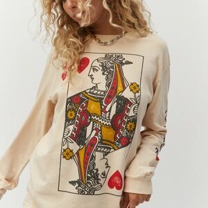 Free People Daydreamer Queen of Hearts shirt